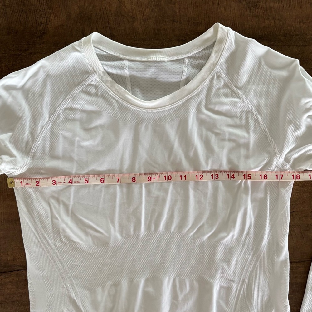 Athleta White Long Sleeve Tee - Picture 4 of 5